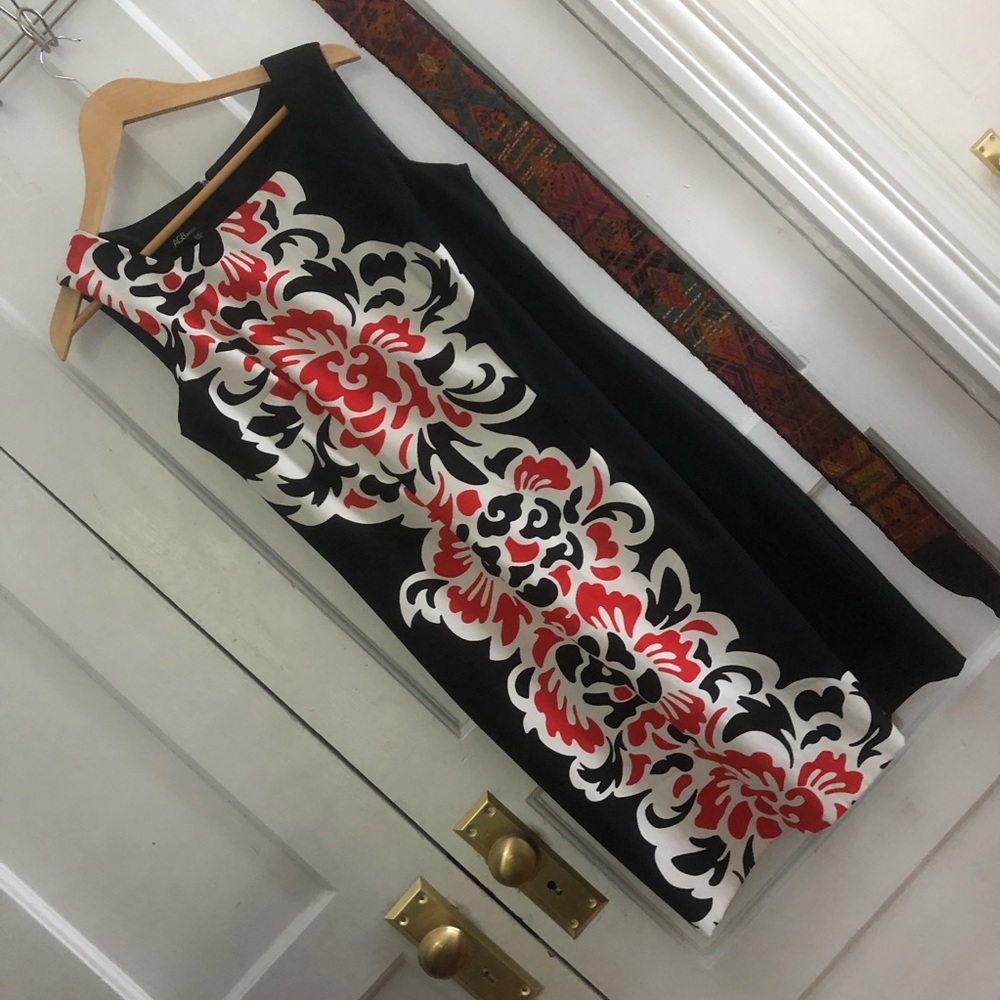 AGB graphic sheath dress